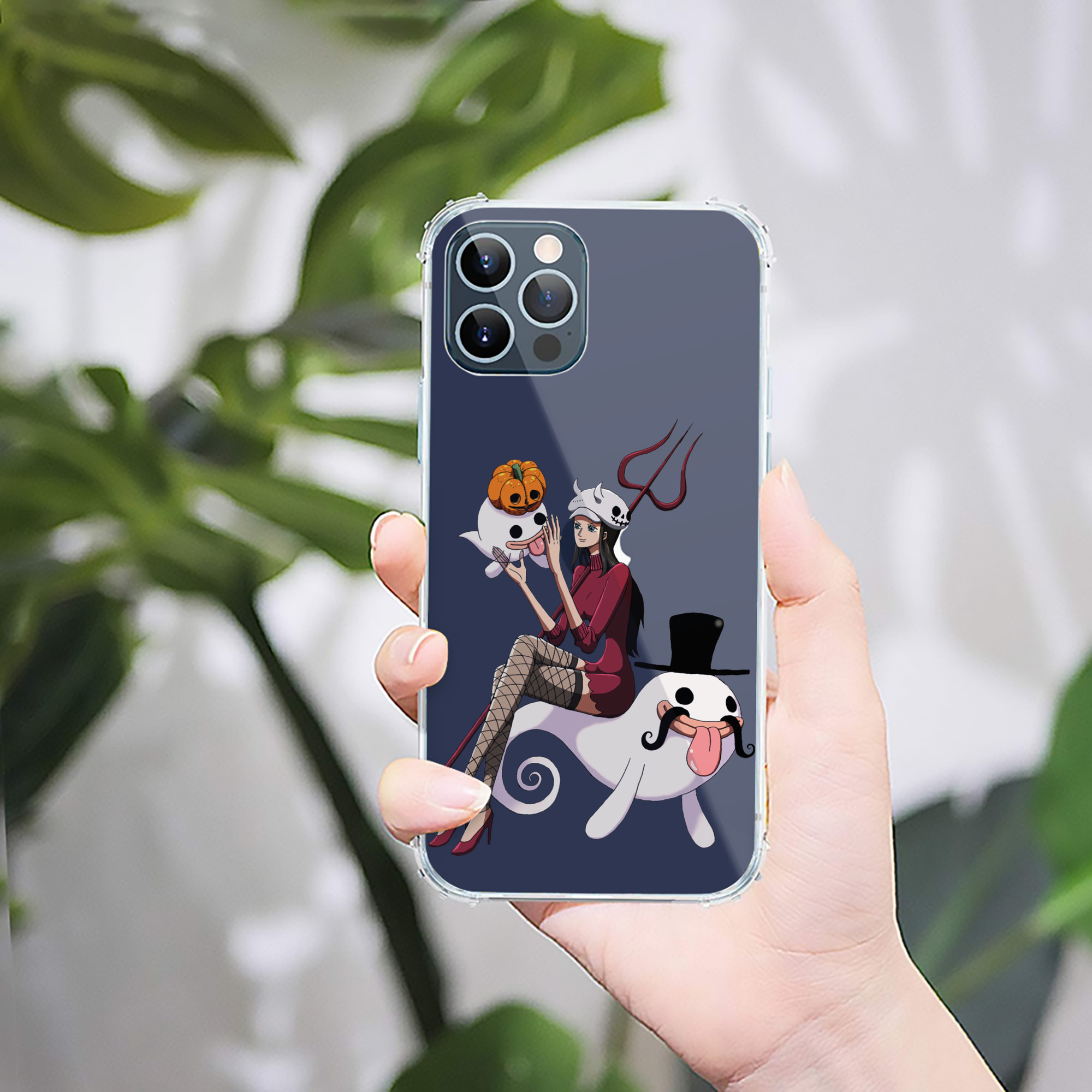 （画像用） ワンピース ニコ・ロビン ONE PIECE Nico Robin 【iPhone 12シリーズ対応】透明スマホケース（クリアソフトケース）